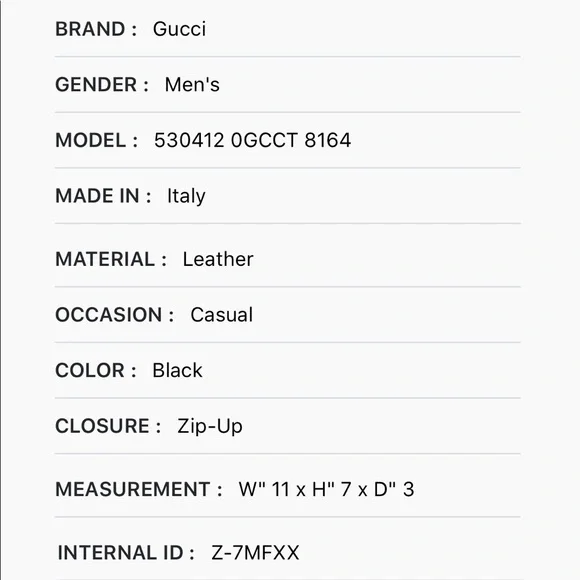 Authentic Gucci logo leather belt bag. - Picture 8 of 8